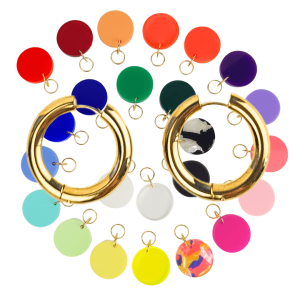 Charms Rond 🟣 Créoles Epaisses