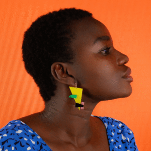 Boucles d'oreilles plexiglass Memphis - Brazil