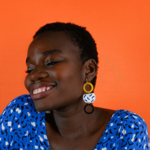 Boucles d'oreilles fantaisie Memphis - Cucumber