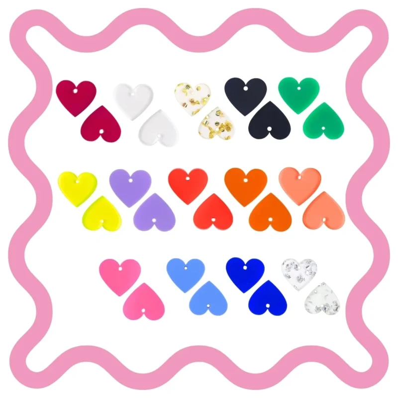 Charms Coeur ​​❤️​ Créoles Fines