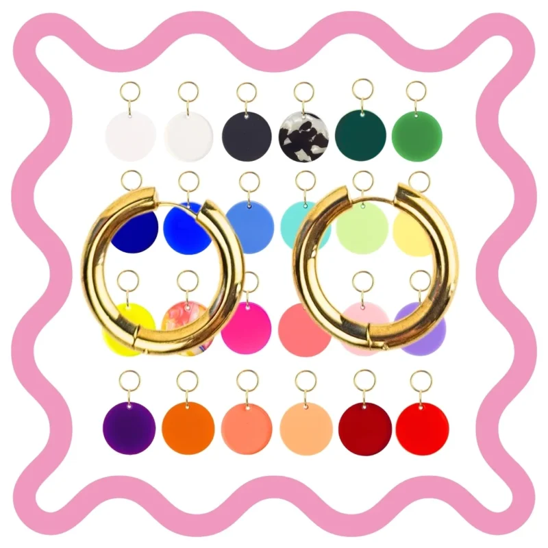 Charms Rond 🟣 Créoles Epaisses